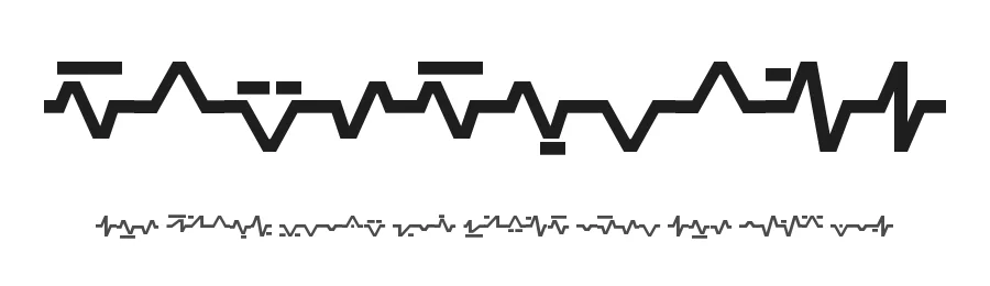 Sinescript by Pixel Sagas — Dingbats Font