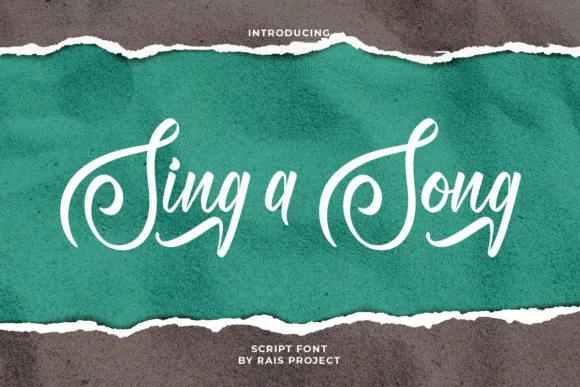 Sing a Song Font by RaisProject — Script Handwritten Font