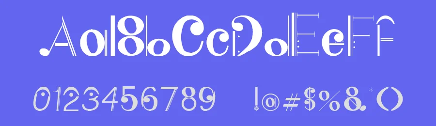Sing With Me by Oo Yi Lo — Decorative Font — thumbnail 3