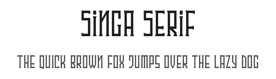 Singa Serif