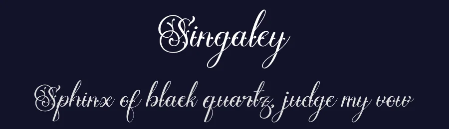 Singaley by Denustudios — Script Handwritten Font — thumbnail 2