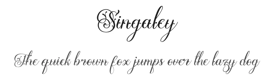Singaley by Denustudios — Script Handwritten Font