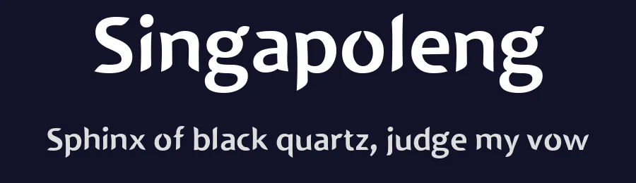 Singapoleng by Linafis Studio — Decorative Font — thumbnail 2