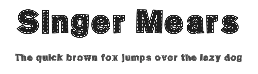 Singer Mears by Corianton Hale — Decorative Font