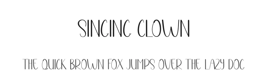 Singing Clown