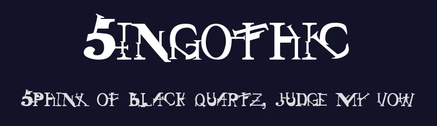 Singothic by Kiwi Media — Decorative Font — thumbnail 2