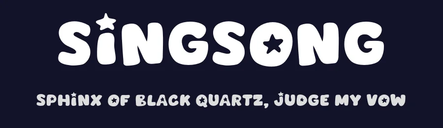 Singsong by MJType — Decorative Font — thumbnail 2