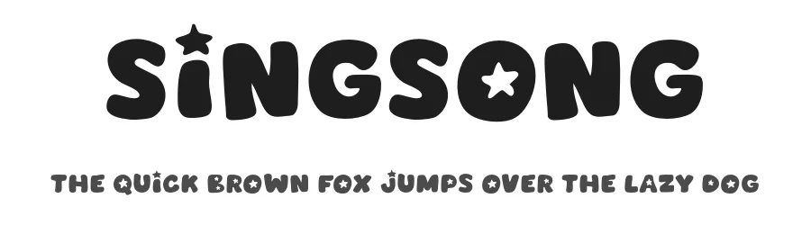 Singsong by MJType — Decorative Font