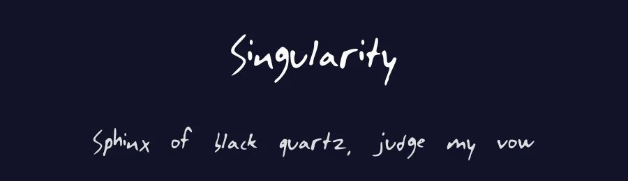 Singularity by C Kenyon — Script Handwritten Font — thumbnail 2