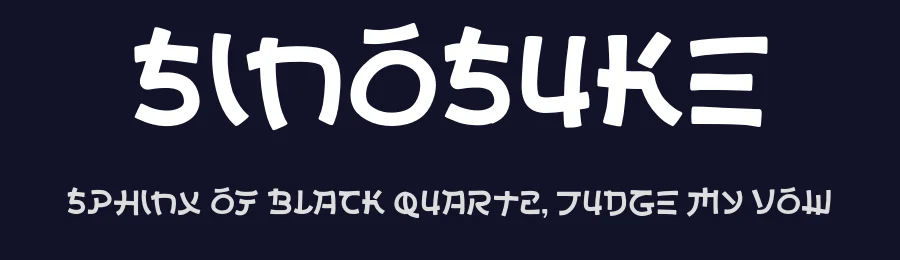Sinosuke by Khurasan — Decorative Font — thumbnail 2
