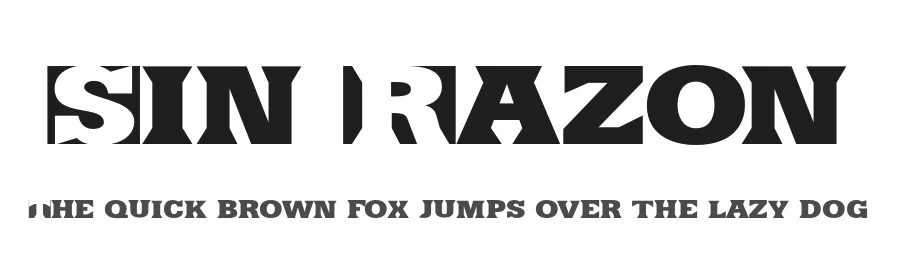 Sin Razon by deFharo β Decorative Font