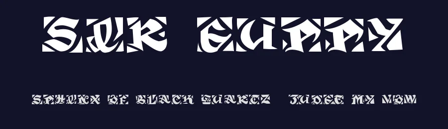 Sir Guppy by Field 2 Design — Blackletter Font — thumbnail 2