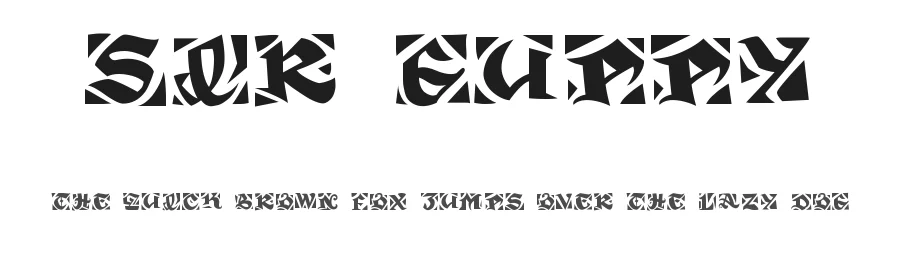 Sir Guppy by Field 2 Design — Blackletter Font
