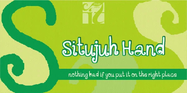 Situjuh Hand Font by Situjuh β Script Handwritten Font