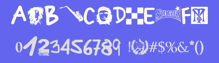 Ska+ by E. asia — Dingbats Font — thumbnail 3