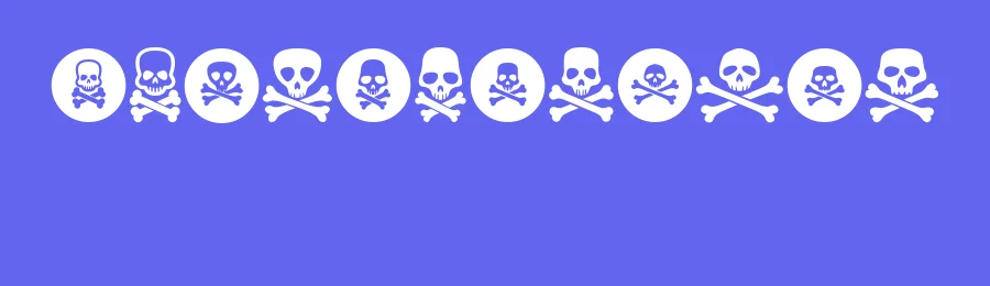 Skallen by Vladimir Nikolic — Dingbats Font — thumbnail 3