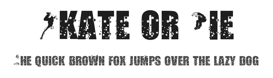 Skate or Die by SpoOn Art β Decorative Font