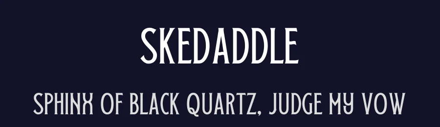 Skedaddle by SleepyGecko — Decorative Font — thumbnail 2