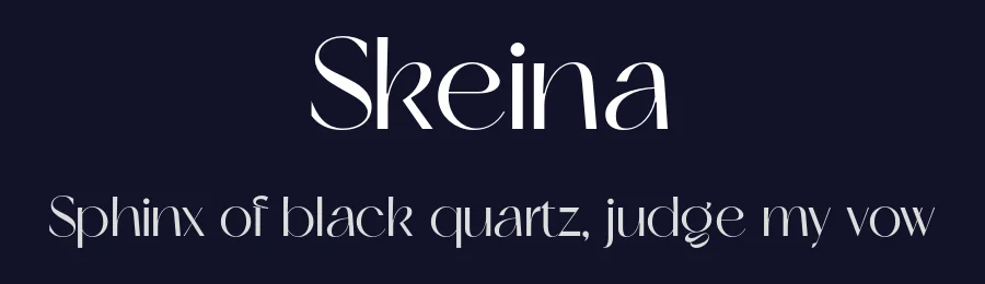 Skeina by MJType — Sans Serif Font — thumbnail 2