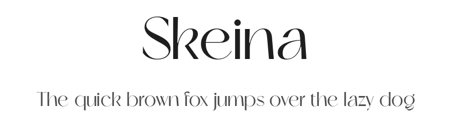 Skeina by MJType — Sans Serif Font