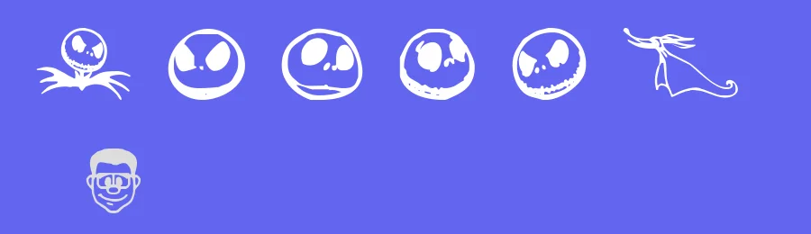 Skellingtonbats by Chris Pirillo — Dingbats Font — thumbnail 3