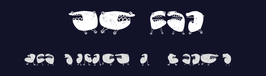Skepping by Vladimir Nikolic — Dingbats Font — thumbnail 2