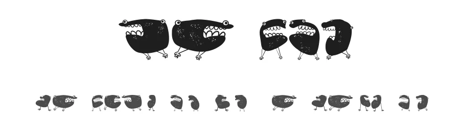Skepping by Vladimir Nikolic — Dingbats Font