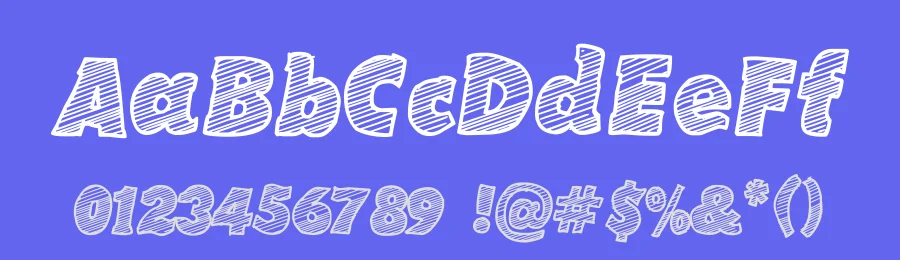 Sketch Coursive by Galdino Otten Fonts — Decorative Font — thumbnail 3