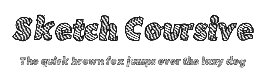 Sketch Coursive by Galdino Otten Fonts — Decorative Font