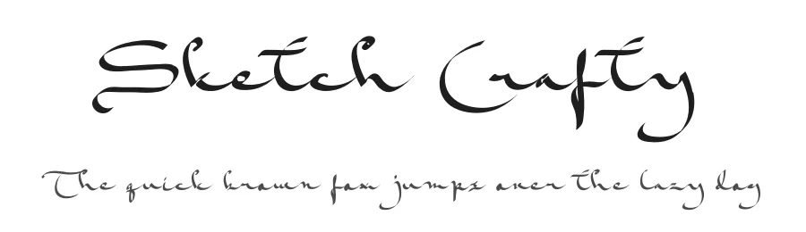 Sketch Crafty by Namara Creative — Decorative Font