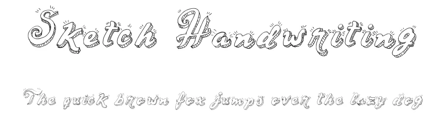 Sketch Handwriting