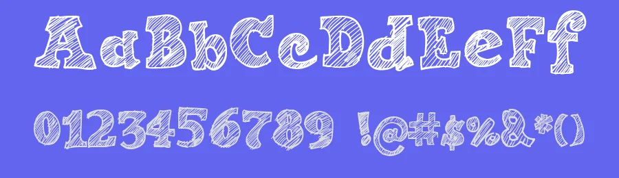 Sketch Nice by Galdino Otten Fonts — Decorative Font — thumbnail 3