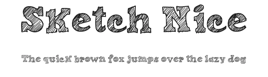 Sketch Nice by Galdino Otten Fonts — Decorative Font