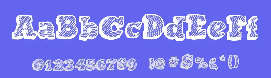 Sketch Nothing by Galdino Otten Fonts — Decorative Font — thumbnail 3