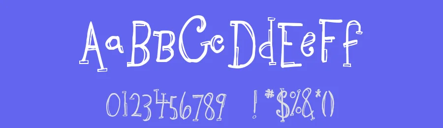 Sketchbook by UnAuthorized Type — Decorative Font — thumbnail 3