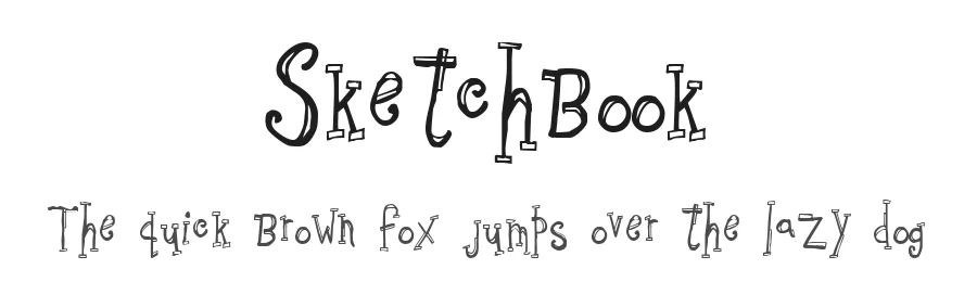 Sketchbook by UnAuthorized Type — Decorative Font