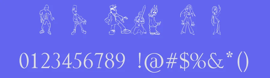 Sketchcore by cody — Dingbats Font — thumbnail 3