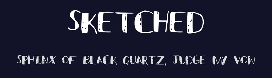 Sketched by Taylor — Script Handwritten Font — thumbnail 2