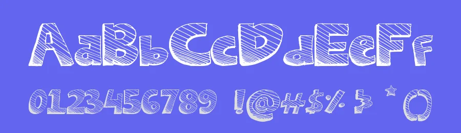 Sketches by Fani Rizky — Decorative Font — thumbnail 3