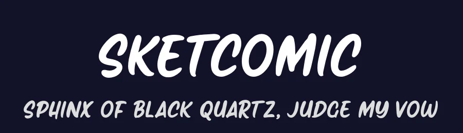 Sketcomic by Kong Font — Decorative Font — thumbnail 2