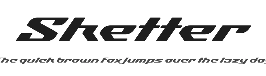 Sketter by ARToni — Display Font
