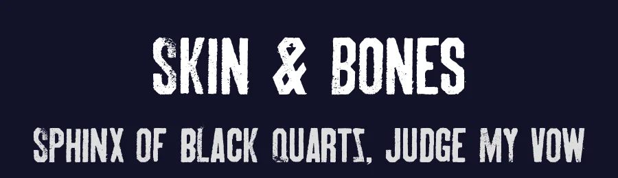 Skin & Bones by Ward Zwart — Decorative Font — thumbnail 2