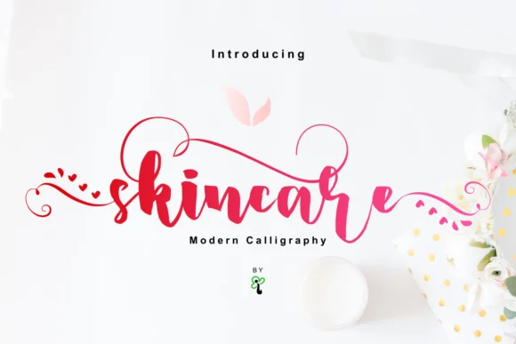 Skincare Font by Infontree — Script Handwritten Font