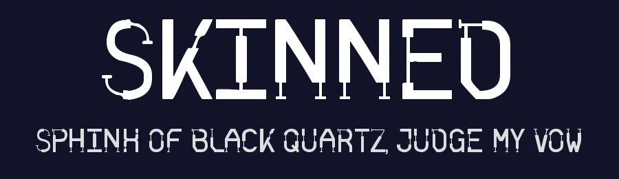 Skinned by Hailey Mott — Decorative Font — thumbnail 2