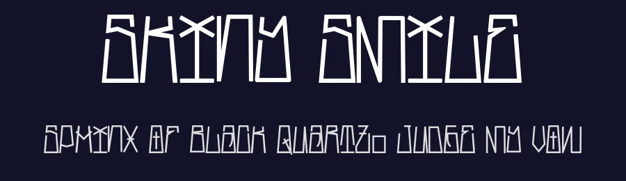 Skiny Smile by Aspek hndz — Script Handwritten Font — thumbnail 2