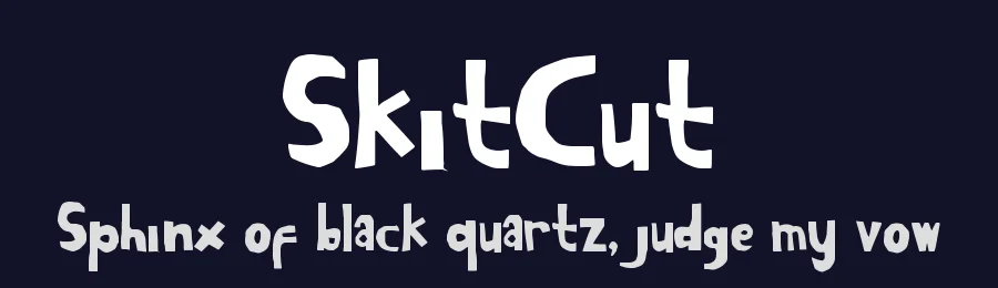 SkitCut by DM Letter Studio - Dimas Prasetyo — Decorative Font — thumbnail 2