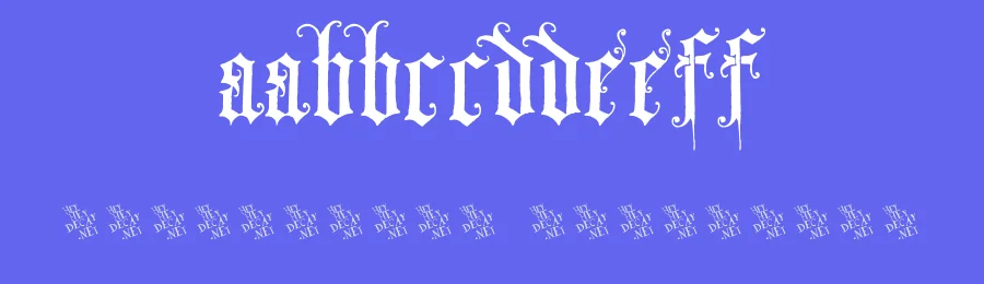 Skjend Hans Gotisk by Heyheydecay — Blackletter Font — thumbnail 3