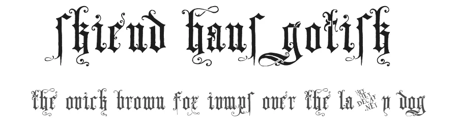 Skjend Hans Gotisk by Heyheydecay β Blackletter Font