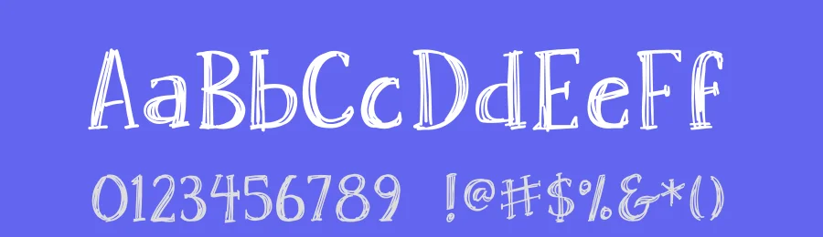 Skrawk Serif by Missy Meyer — Decorative Font — thumbnail 3