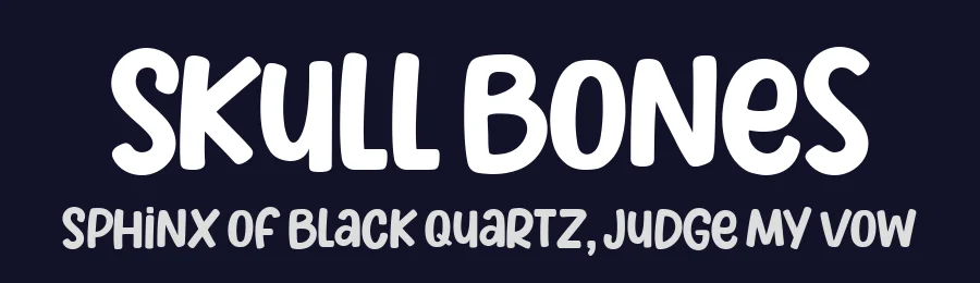 Skull Bones by Ramli Setiadi — Decorative Font — thumbnail 2